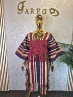 Luxury Aso Oke Kaftan Dress - Image 2