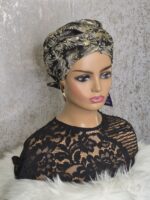 Damask Turban: African Head Wrap, Ready to Wear Gele - Image 8