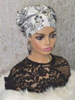 Damask Turban: African Head Wrap, Ready to Wear Gele - Image 6