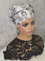 Damask Turban: African Head Wrap, Ready to Wear Gele - Image 2
