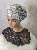 Damask Turban: African Head Wrap, Ready to Wear Gele - Image 3