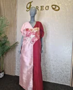 Luxury Mikado Silk Kaftan Dress - Image 7