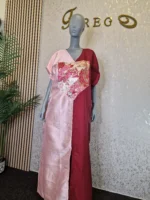 Luxury Mikado Silk Kaftan Dress - Image 2
