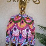 African Print Bomber Jacket
