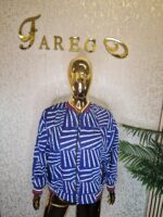 Ankara Print Bomber Jacket - Image 5