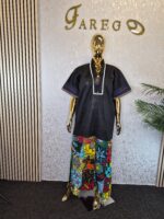 Scuba Net Patchwork Kaftan Dress UK 14 - Image 8