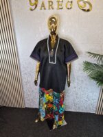 Scuba Net Patchwork Kaftan Dress UK 14 - Image 2