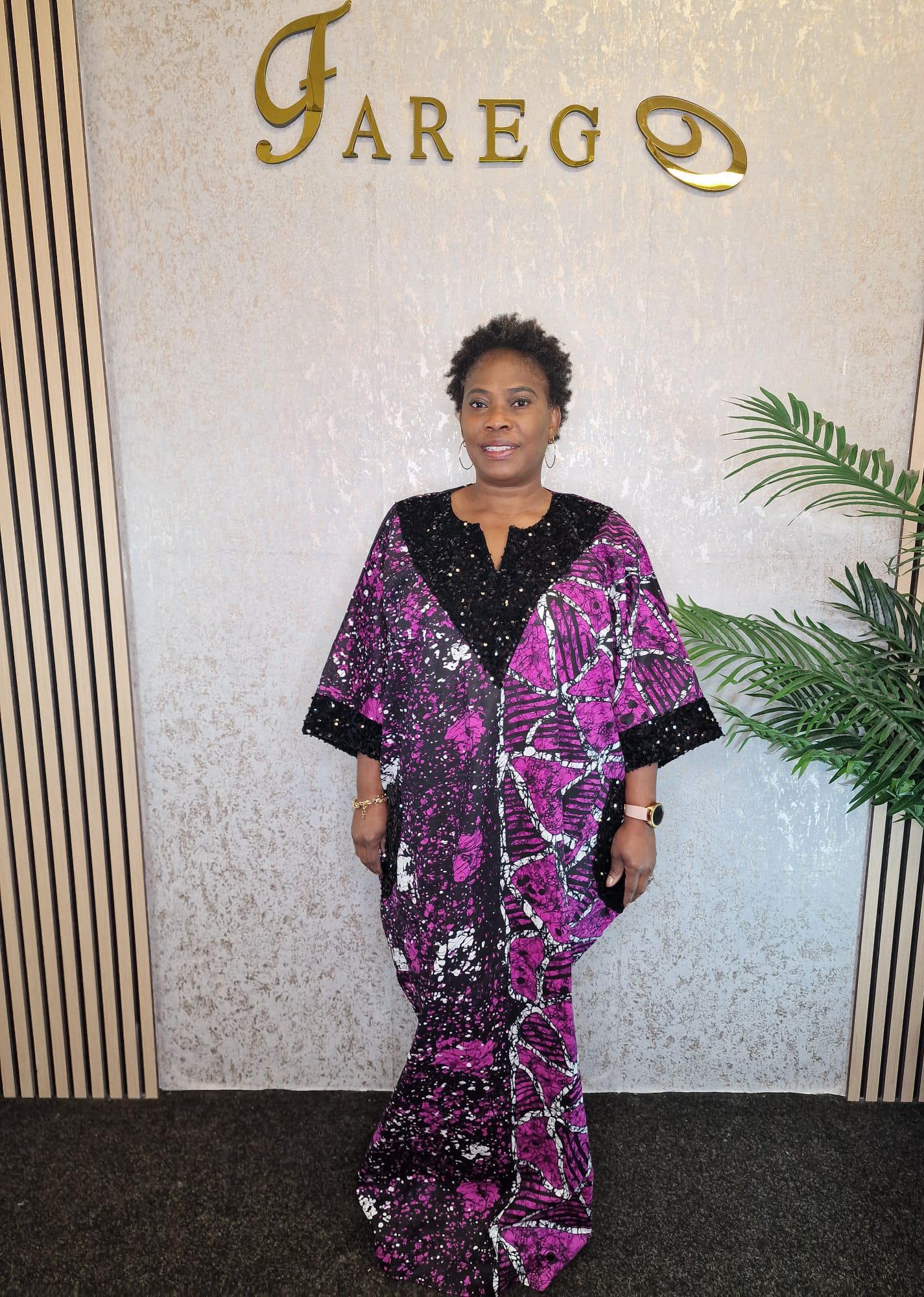 il_fullxfull.7715251904_2mn0 Luxury Ankara Boubou Dress UK 22 - Image 1