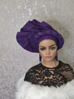 Auto Gele: African Head Wrap, Ready to Wear Gele - Image 7
