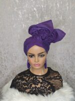 Auto Gele: African Head Wrap, Ready to Wear Gele - Image 2