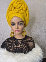 Auto Gele: African Head Wrap, Ready to Wear Gele - Image 6