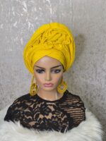Auto Gele: African Head Wrap, Ready to Wear Gele - Image 5
