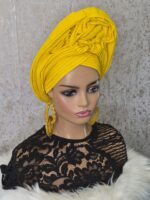 Auto Gele: African Head Wrap, Ready to Wear Gele - Image 8