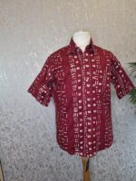 African wax print Shirt - Handmade Ankara Shirt for Men - Image 3