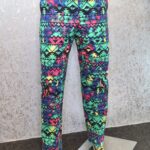 African Print Wide Leg Trousers: Ankara Cotton Cross Leg Pants