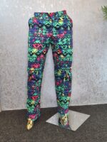 African Print Wide Leg Trousers: Ankara Cotton Cross Leg Pants - Image 4