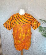 African wax print Shirt - Handmade Ankara Shirt for Men Large - Image 5