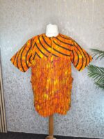 African wax print Shirt - Handmade Ankara Shirt for Men Large - Image 2
