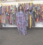 Adire Crepe Jumpsuit Free Size 20 - Image 6
