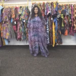 Adire Crepe Jumpsuit Free Size 20 - Image 2