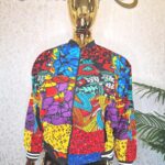 African Print Bomber Jacket: Ankara Floral Streetwear - Boho Style UK 18