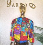 African Print Bomber Jacket: Ankara Floral Streetwear - Boho Style UK 18 - Image 4