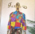 African Print Bomber Jacket: Ankara Floral Streetwear - Boho Style UK 18 - Image 2