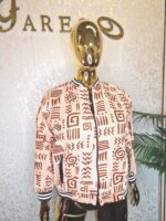 African Print Bomber Jacket: Ankara Floral Streetwear - Boho Style UK 16 - Image 6