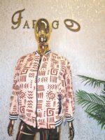 African Print Bomber Jacket: Ankara Floral Streetwear - Boho Style UK 16 - Image 4