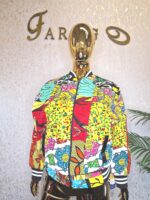 African Print Bomber Jacket: Ankara Floral Streetwear - Boho Style UK 18 - Image 3