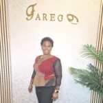 Ankara Jacket with Net Sleeves UK16 - Image 7