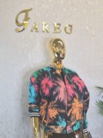 African Print Bomber Jacket: Ankara Floral Streetwear - Boho Style UK 18 - Image 7