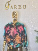 African Print Bomber Jacket: Ankara Floral Streetwear - Boho Style UK 18 - Image 5