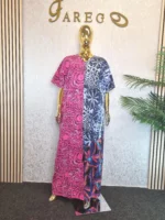 Elegant Ankara Kaftan Dress UK 20 - Image 3