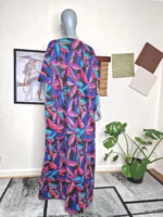 Elegant Ankara Kaftan Dress UK 20 - Image 8