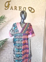 Elegant Ankara Kaftan Dress UK 20 - Image 5