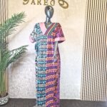 Elegant Ankara Kaftan Dress UK 20