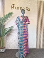 Elegant Ankara Kaftan Dress UK 20 - Image 4