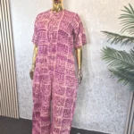 Adire Crepe Jumpsuit UK 18