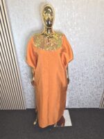 Embellished Luxury Mikado Silk Boubou UK 16 - Image 3