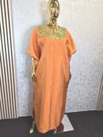 Embellished Luxury Mikado Silk Boubou UK 16