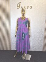 African Print Summer Sleeveless Dress UK 16 - Image 2