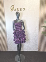 Ankara skater dress UK 8 - Image 5