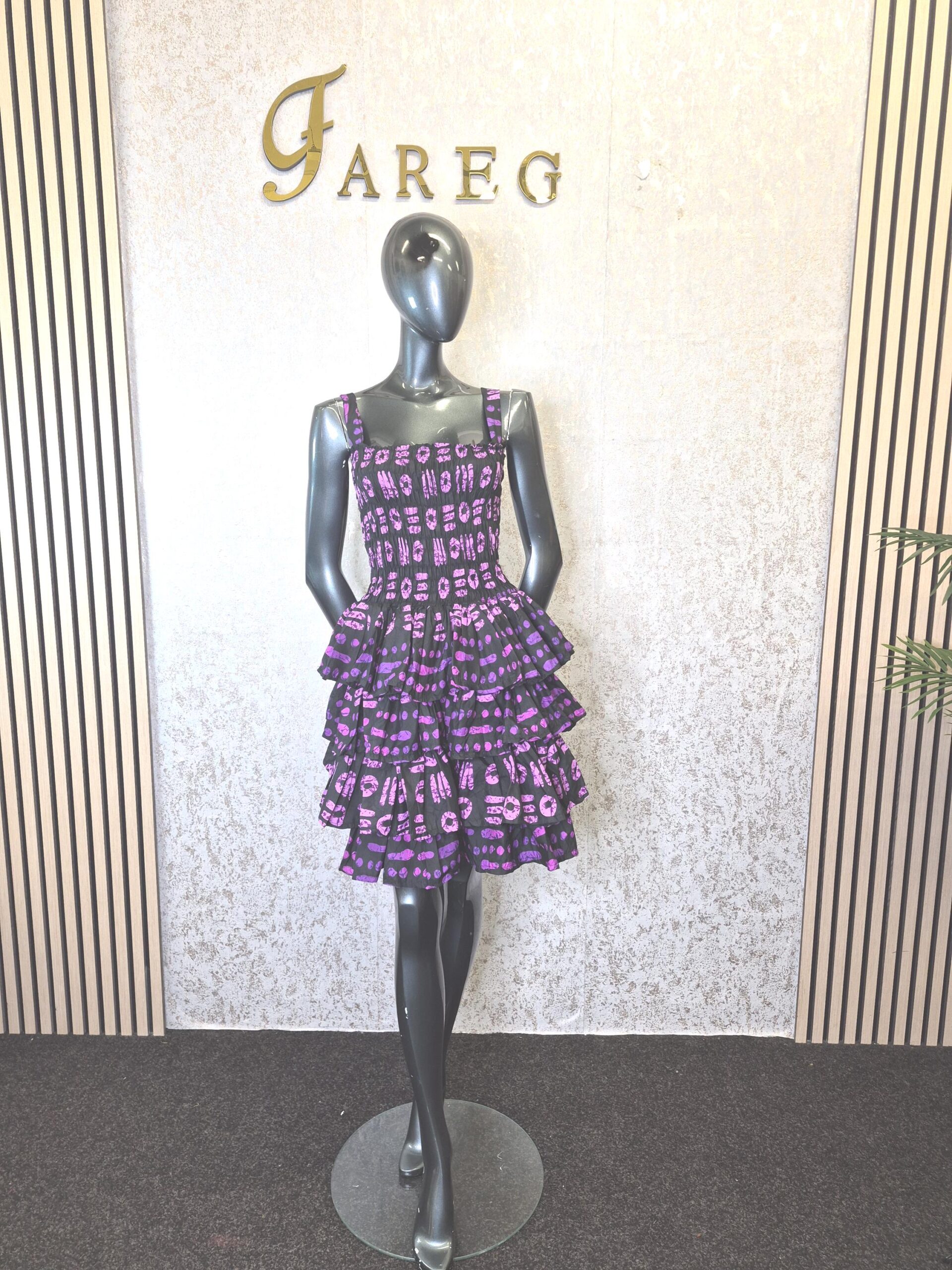 il_fullxfull.8199717011_7eae (1) Ankara skater dress UK 8 - Image 1
