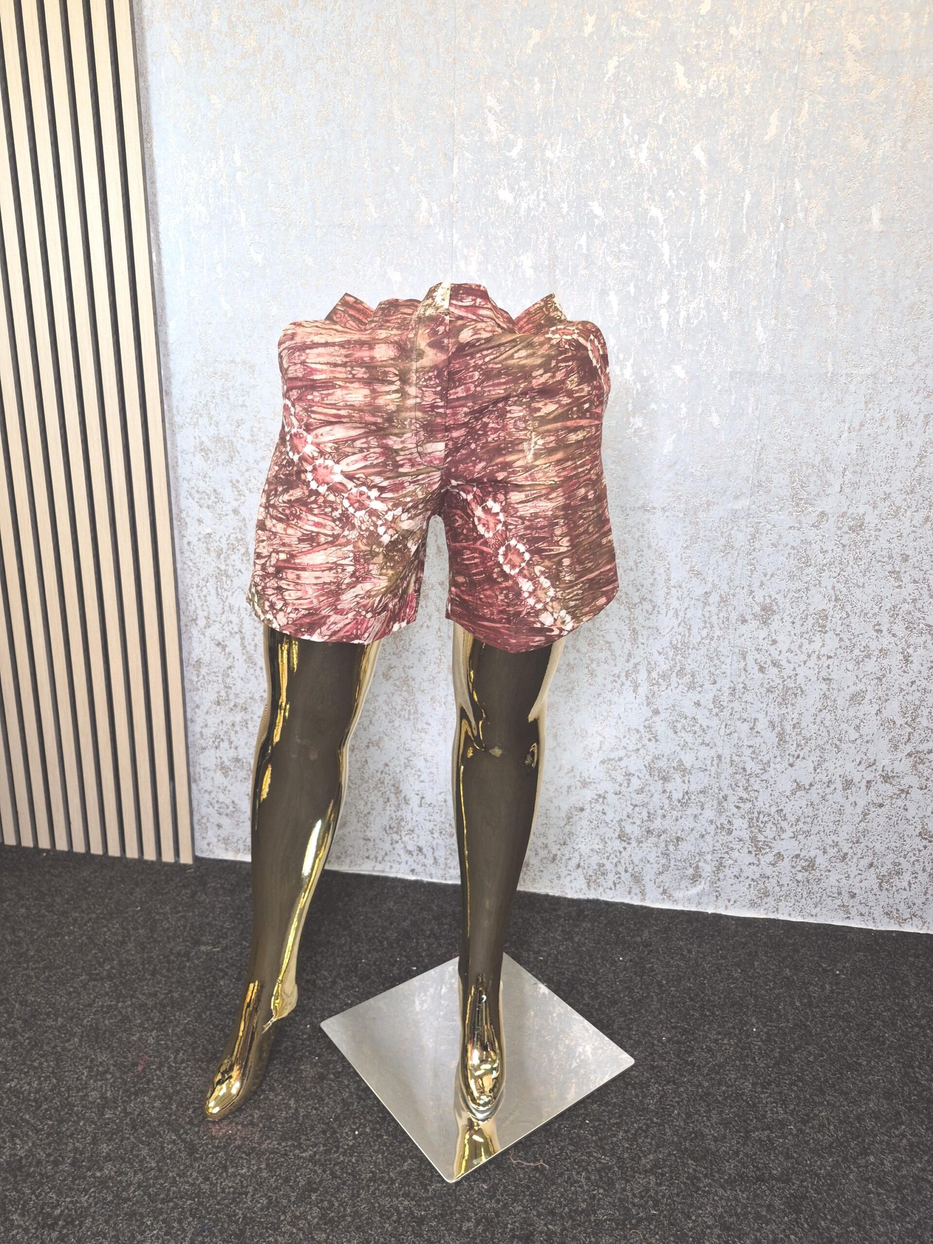 il_fullxfull.8217793197_agwt Ankara / African Print Shorts with Pockets- Medium - Image 1