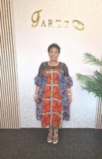 Ankara Short Party Dress: African Print Summer Clothing UK 18 - Image 2