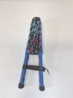 Ankara Fabric Folding Fan: African Print Hand Fan with Leather Handle - Image 3