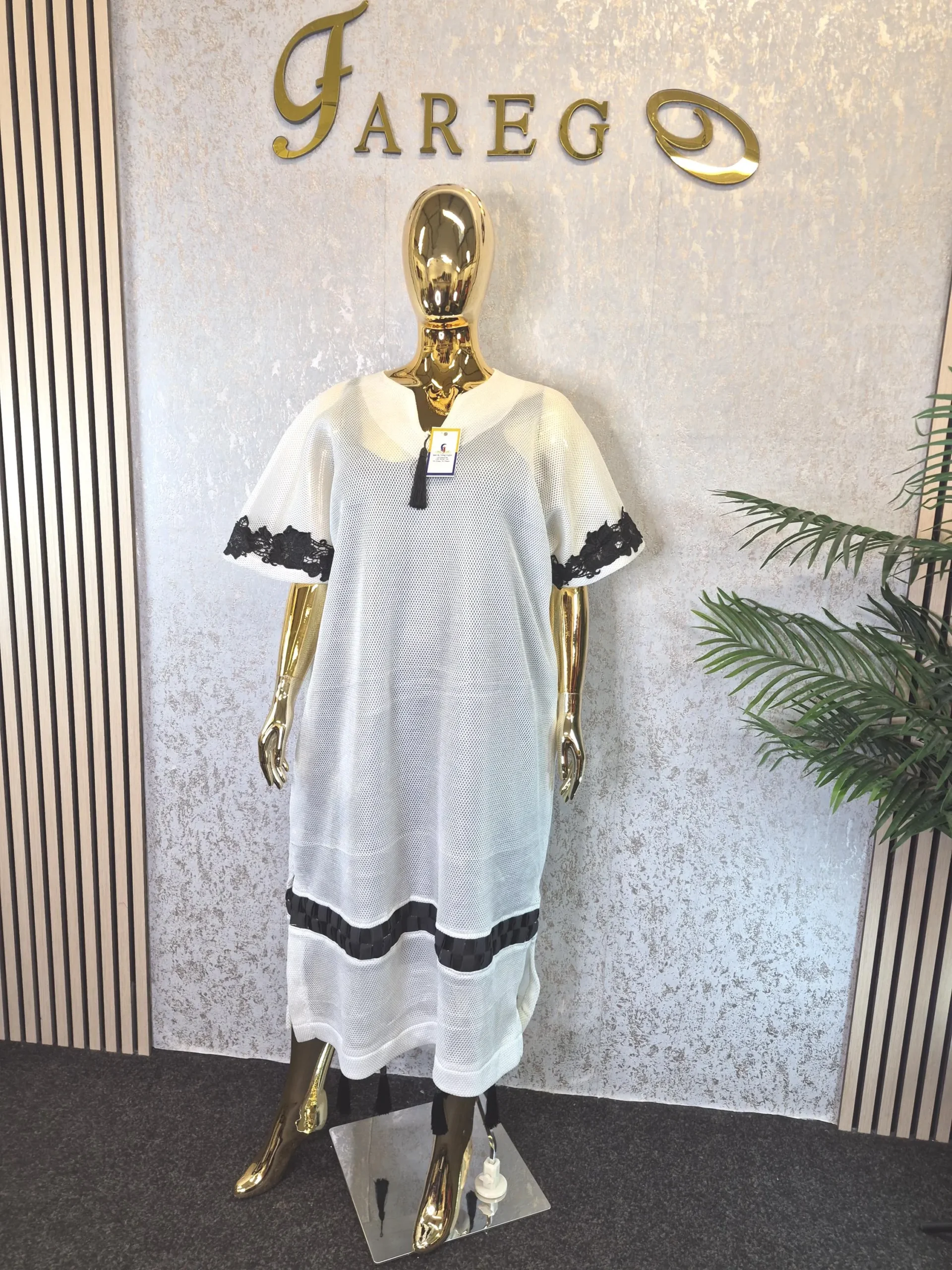 il_fullxfull.8497518253_2j0w Scuba Net Midi Bubu Dress: Elegant Party Kaftan with Pockets UK 16 - Image 1
