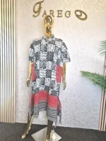 Ankara Aso oke dress UK 16 - Image 3