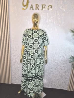 Ankara Maxi Flare Dress UK 20 - Image 4